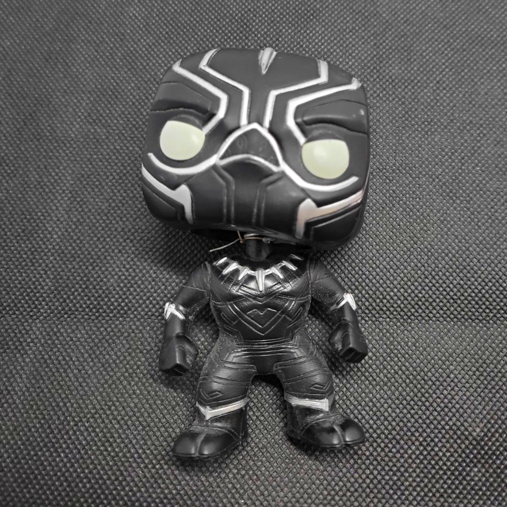 Funko Marvel Black Panther Mini Vinyl Bobblehead Figure Black/Silver 4 in